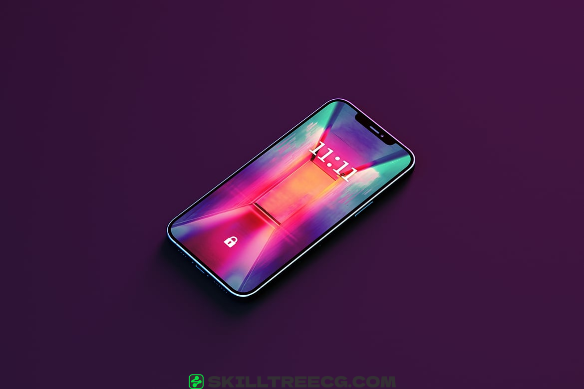图片[2]-Neon iPhone Screen Mockup（623434）-技能树
